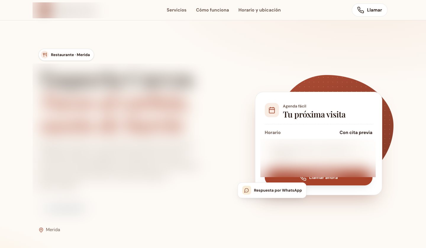 Ejemplo de diseño para taquería, escritorio